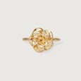 Sculpted Bloom Gold Ring,,hi-res view 3