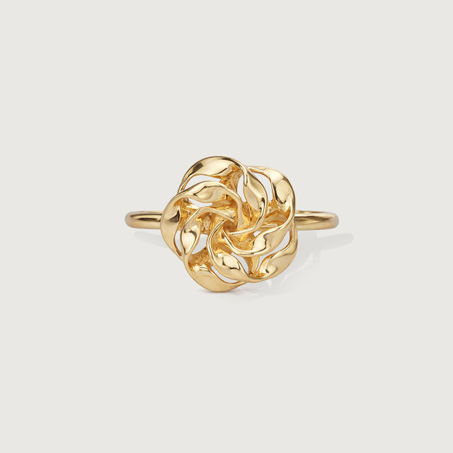 Sculpted Bloom Gold Ring,,hi-res image number null