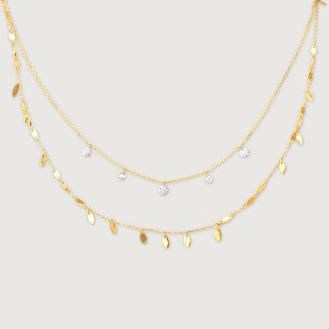 Playful Layers Diamond Necklace