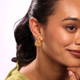 Warli Chronicles 22KT Gold Drop Earrings,,hi-res view 2