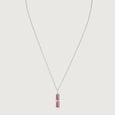 Elegant Glow Silver Necklace,,hi-res view 4