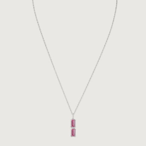 Elegant Glow Silver Necklace