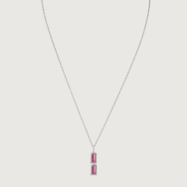 Elegant Glow Silver Necklace,,hi-res image number null