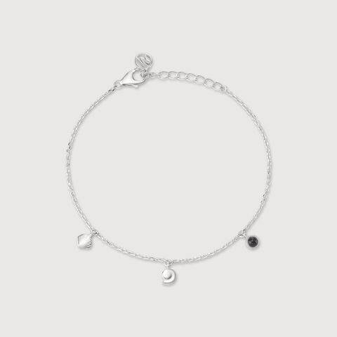 Cheeky Dangle Silver Bracelet