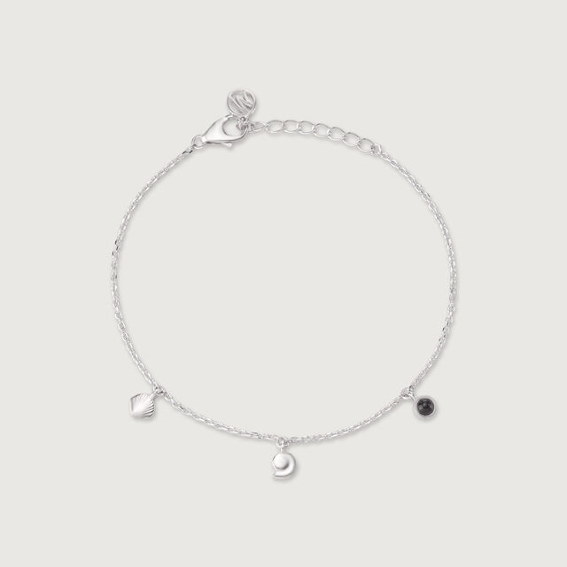 Cheeky Dangle Silver Bracelet,,hi-res image number null