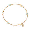 18KT Yellow Gold Charm Of Renewal Bracelet,,hi-res view 3