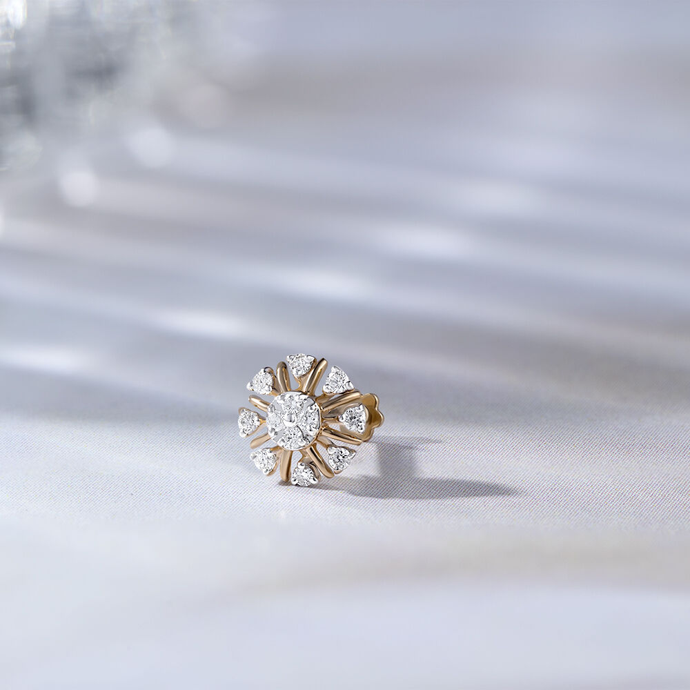 Tanishq nose ring designs top