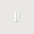 Wave Panel Silver Cufflinks,,hi-res view 3