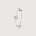 Frost Flare Silver Bangle,,hi-res view 4
