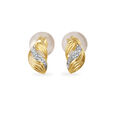 Paisley Power Yellow Gold Stud Earrings,,hi-res view 1