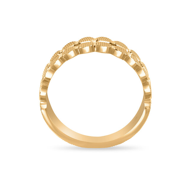 18KT Yellow Gold Deco Ring,,hi-res image number null