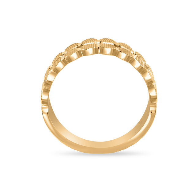 18KT Yellow Gold Deco Ring,,hi-res view 4