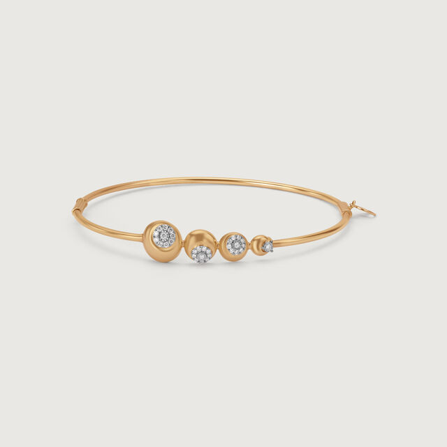 Moon Dance 14KT Diamond Bangle,,hi-res image number null