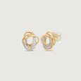 Radiant Orbit Diamond Stud Earrings,,hi-res view 4