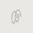 Modern Loop Silver Toe Rings,,hi-res view 3
