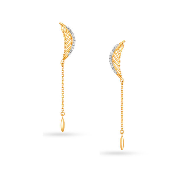 14kt Yellow Gold Hoop Earrings,,hi-res image number null