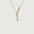 Cascading Rhythm Diamond Necklace,,hi-res view 3