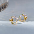 Prism Charm Gold Stud Earrings,,hi-res view 1