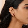 Couture Sparklers 14KT Ruby Stud Earrings,,hi-res view 2