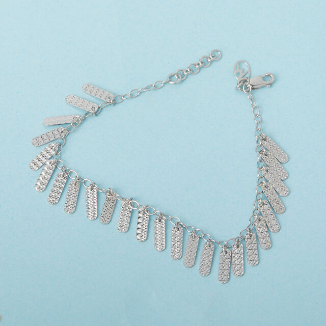 Dazzling Fringe Silver Bracelet,,hi-res image number null