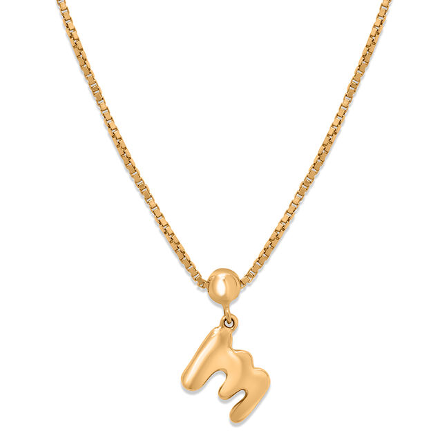 Mamma Mia 14KT Yellow Gold M Charm,,hi-res image number null