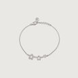 Bubbly Bloom Silver Bracelet,,hi-res view 3