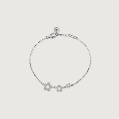 Bubbly Bloom Silver Bracelet