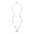 14KT Yellow Gold Drop Pendant with Diamond Mangalsutra,,hi-res view 4