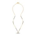 14KT Yellow Gold Drop Pendant with Diamond Mangalsutra,,hi-res view 4