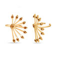18 KT Yellow Gold Citrine Festive Ear cuff,,hi-res view 2