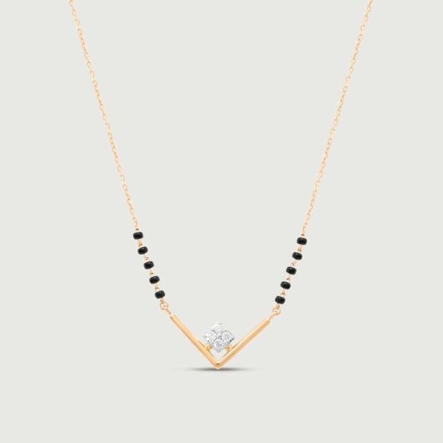 Elegant Edge Diamond Necklace,,hi-res image number null