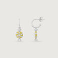 Sunny Spin Silver Drop Earrings,,hi-res view 4