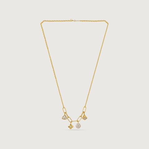 Playful Balance Diamond Necklace