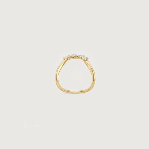Serene Drift Diamond Ring