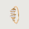 Glitz Groove Gold & Diamond Finger Ring,,hi-res view 4