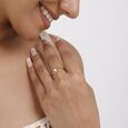 Aura Loop Pearl Ring,,hi-res view 2