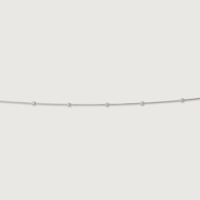 Bling Trail Silver Single Anklet,,hi-res image number null