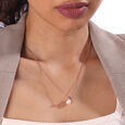 Enchanted Radiance Pearl & Diamond Necklace,,hi-res view 2