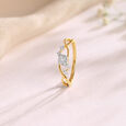 Dancing Vines Gold & Diamond Ring,,hi-res view 1
