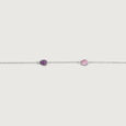 Playful Glow Silver Anklet,,hi-res view 4