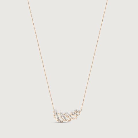 Paisley Twist Diamond Necklace