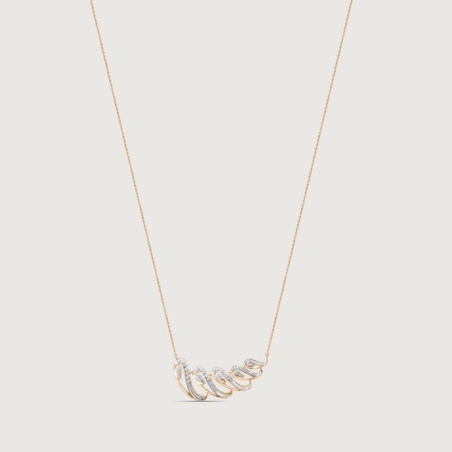 Paisley Twist Diamond Necklace,,hi-res image number null