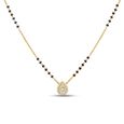14KT Yellow Gold Drop Pendant with Diamond Mangalsutra,,hi-res view 2