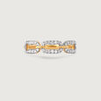 Interlocking Elegance Gold & Diamond Finger Ring,,hi-res view 4