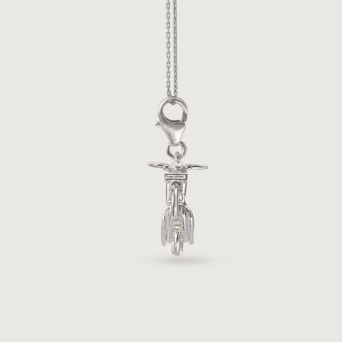 Easy Rider Motorcycle Silver Charm