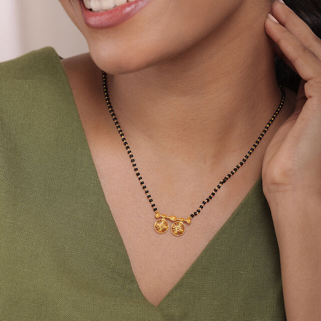 Eternal Circle 22 Kt Gold Vati Mangalsutra,,hi-res image number null