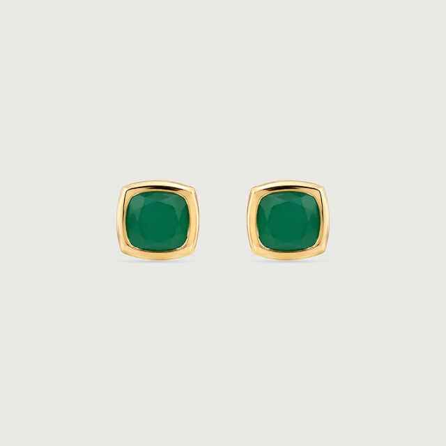 Lustrous Verdant Onyx Earrings,,hi-res image number null