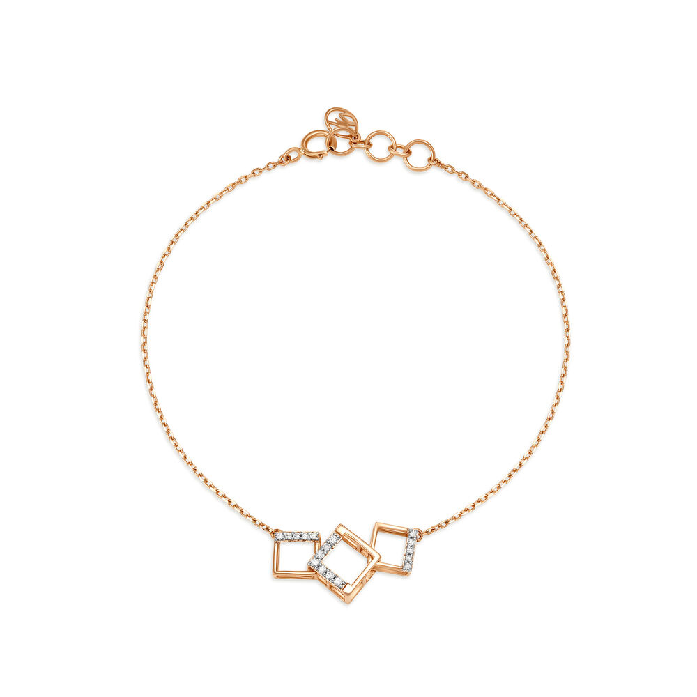 Buy Mia By Tanishq Hexagon 14k Gold Bracelet for Women Online At Best Price  @ Tata CLiQ