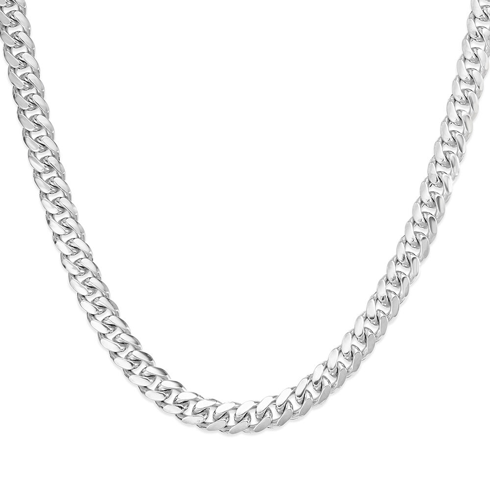 Men's Flat Curb Chain Necklace | Silver Plated Necklaces | Missoma