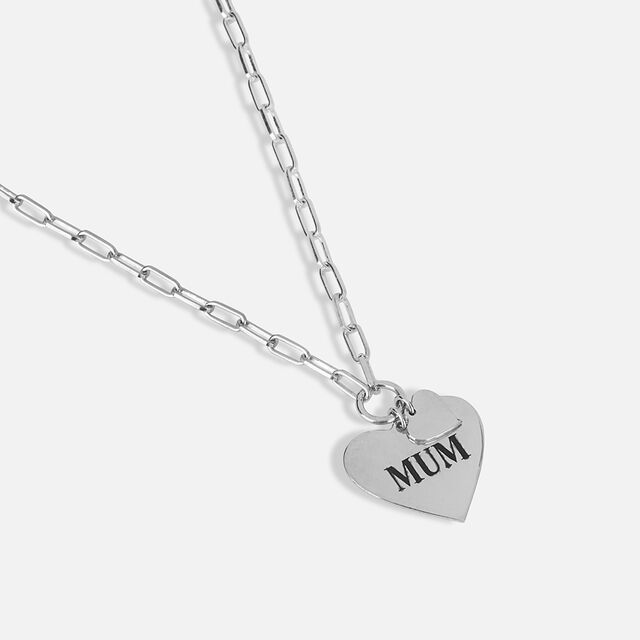 Forever Love Silver Necklace.,,hi-res image number null
